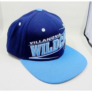Villanova Wildcats Zephyr Snapback Hat One Size Embroidered Basketball